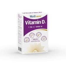 Wellcare Vitamin D3 1000 IU 30 ml