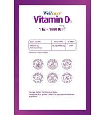 Wellcare Vitamin D3 1000 IU 30 ml