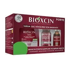 Bioxcin Forte Saç Bakım Kiti Yoğun Saç Dökülmesi İçin (300 ml Şampuan & 50 ml Serum & Keratin Complex 60 Tablet)