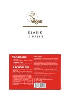 Vocalzone Klasik Pastil 12'li