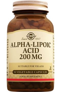 Solgar Alpha Lipoic Acid 200 Mg 50 Kapsül