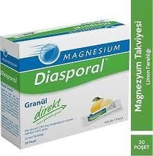 Magnesium Diasporal Direkt Granül 20 Poşet