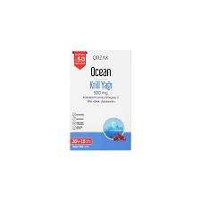 Ocean Krill Oil 500 mg 45 Kapsül  - %50 Daha Fazla