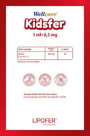 Wellcare Kidsfer Mikroenkapsüle Demir Takviye Edici Gıda 30 ml