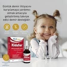 Wellcare Kidsfer Mikroenkapsüle Demir Takviye Edici Gıda 30 ml