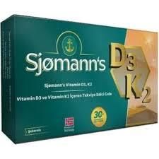 Sjomann's D3k2 Çiğnenebilir Jel 30 Tablet