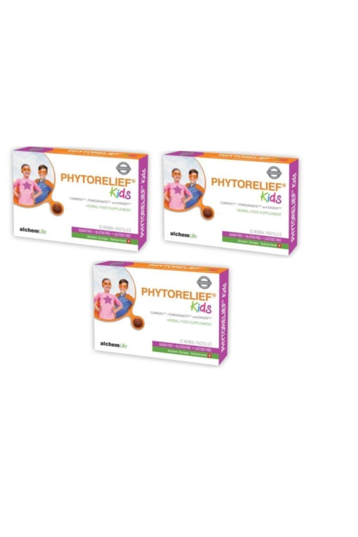 Phytorelief Kids 12 Pastil 3 Kutu