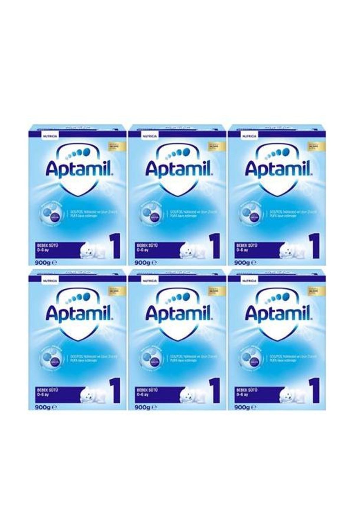 Aptamil 1 Numara Bebek Maması 900 gr 6 Kutu