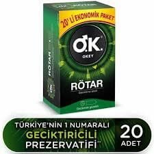 Okey Prezervatif Rötar Max 20'lu