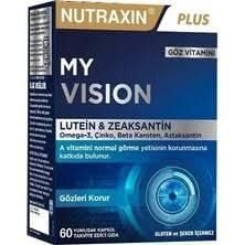 Nutraxin Plus My Vision Göz Vitamini Lutein Zeaksantin 60 Kapsül