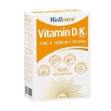 Wellcare Vitamin D3 + K2 30 ml