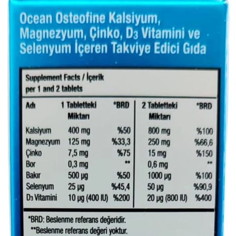 Ocean OsteoFine 60 Tablet