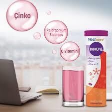 Wellcare Immune Pelargonium 15 Efervesan Tablet