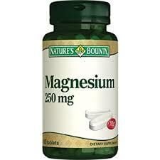 Nature's Bounty Magnesium 250 mg 60 Tablet