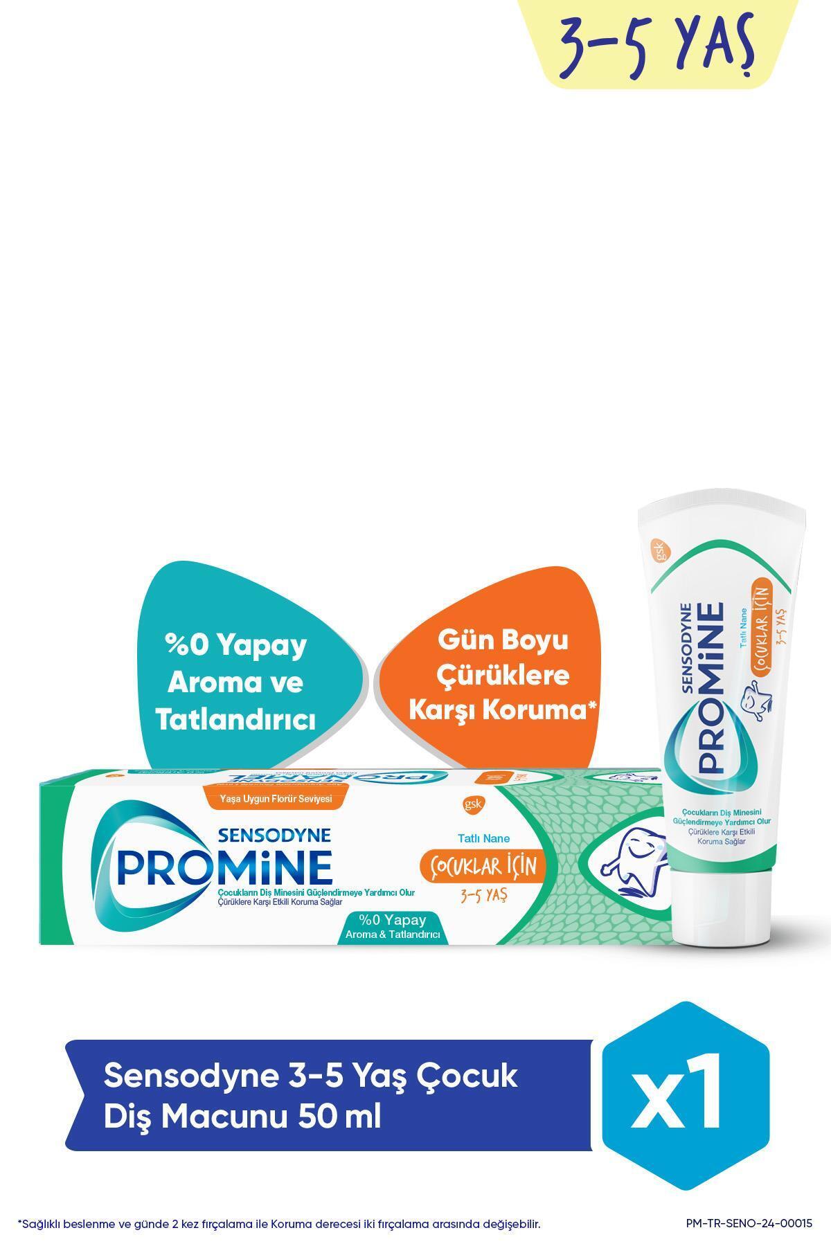 Sensodyne Promine Kids 3-5 Yaş Diş Macunu 50 ml