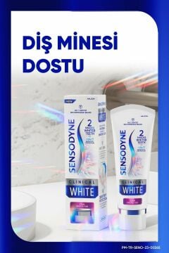 Sensodyne Klinik Beyazlık Diş Lekelerine Karşı Diş Macunu 75ml SKT:10/2025