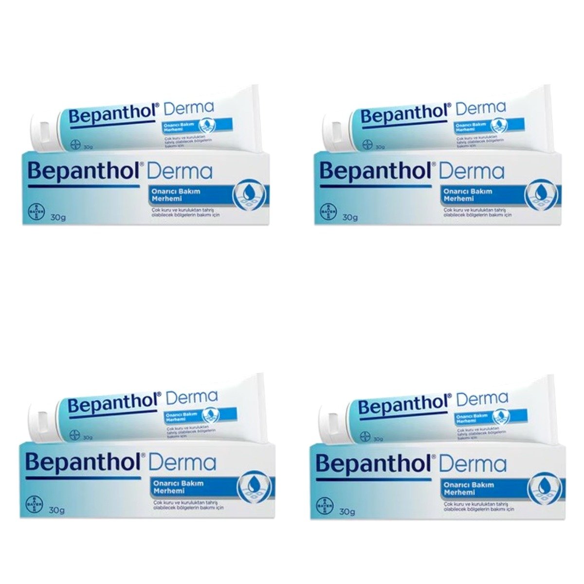 Bepanthol Onarıcı Bakım Merhemi 30 Gr 4 Kutu