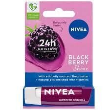 Nivea Bakım Yapan Dudak Bakım Kremi Black Berry 4,8 gr