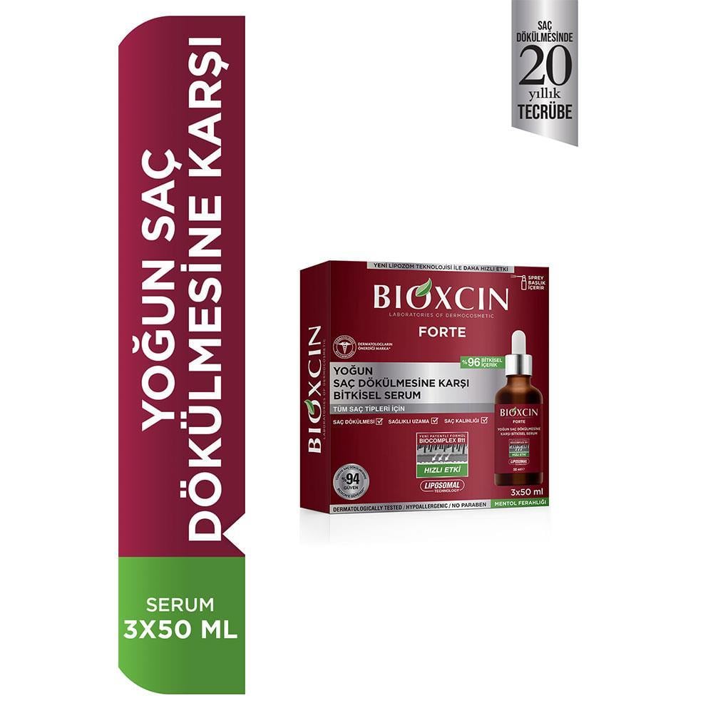 Bioxcin Forte Saç Bakım Serumu 50 ml 3'lü