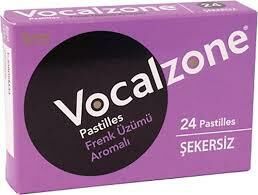 Vocalzone Frenk Üzümlü Pastil 24'lü