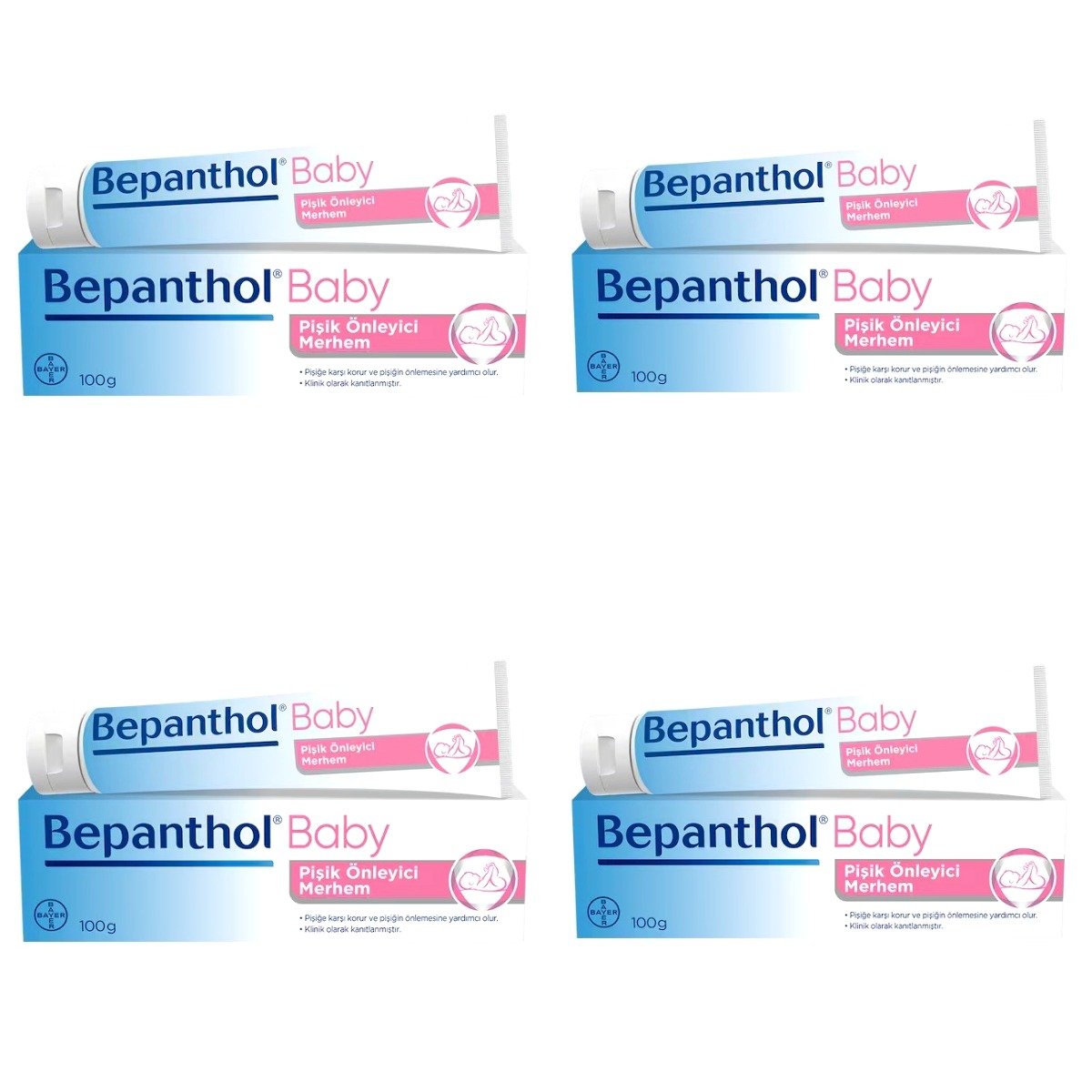 Bepanthol Baby Pişik Önleyici Merhem 100 Gr 4 Kutu