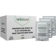 Venatura Magnezyum Sitrat Ve P-5-P (Vitamin B6) 60 Saşe