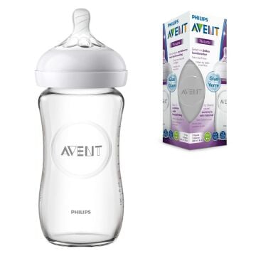 Avent Natural Cam Biberon Yavaş Akış 1 Ay+ 240 ml SCF53/17