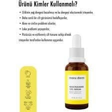 Maruderm Niacinamide %10 + Hyalüronik Asit + Panthenol Cilt Bakım Serumu 30 ml