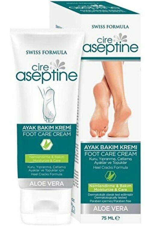 Cire Aseptine Aloe Vera Ayak Bakım Kremi 75 ml
