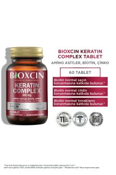 Bioxcin Keratin Complex 500 mg 60 Tablet