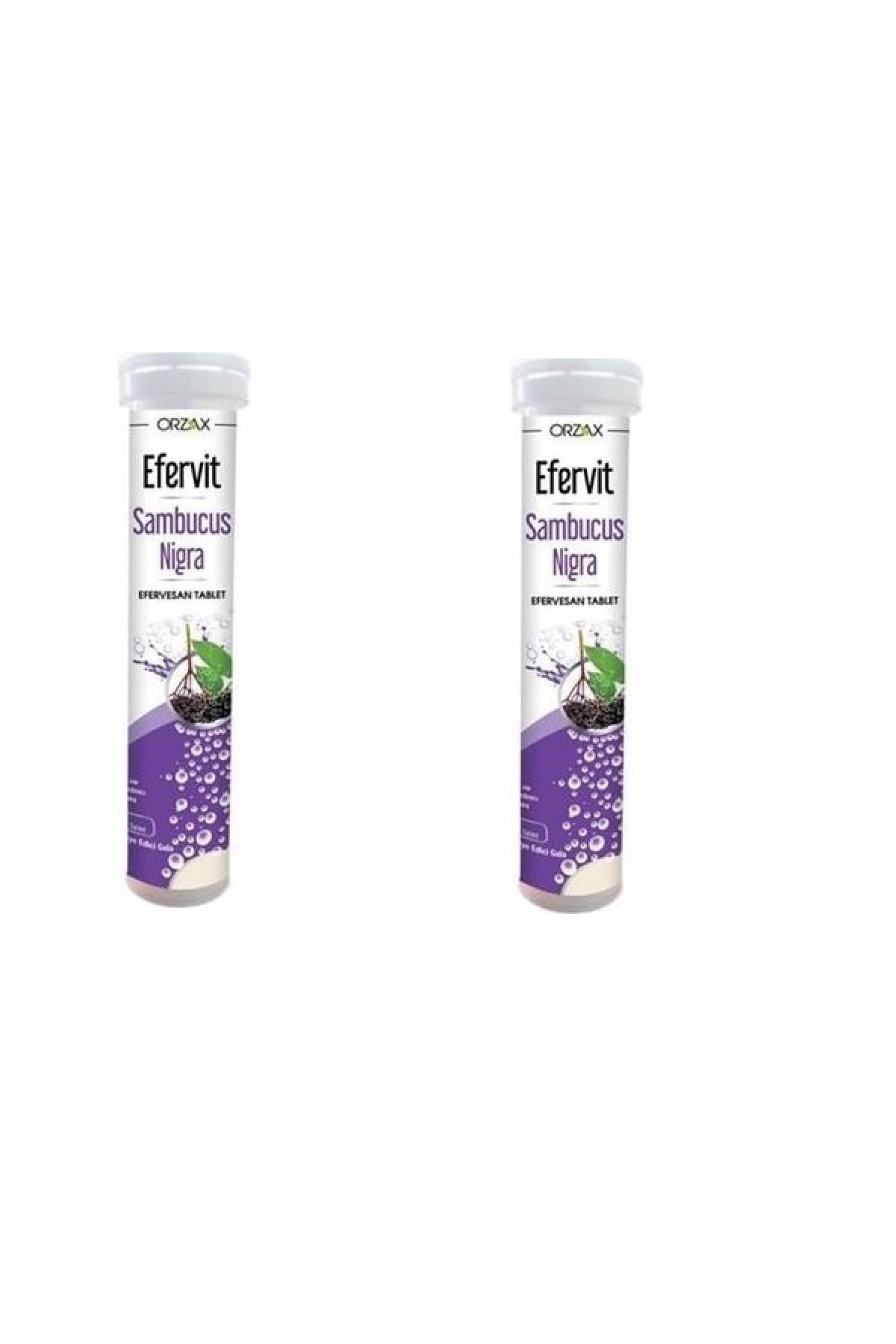Orzax Efervit Sambucus Nigra 20 Efervesan Tablet 2 Kutu