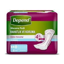 Depend Mesane Pedi Kadın Normal 8'li
