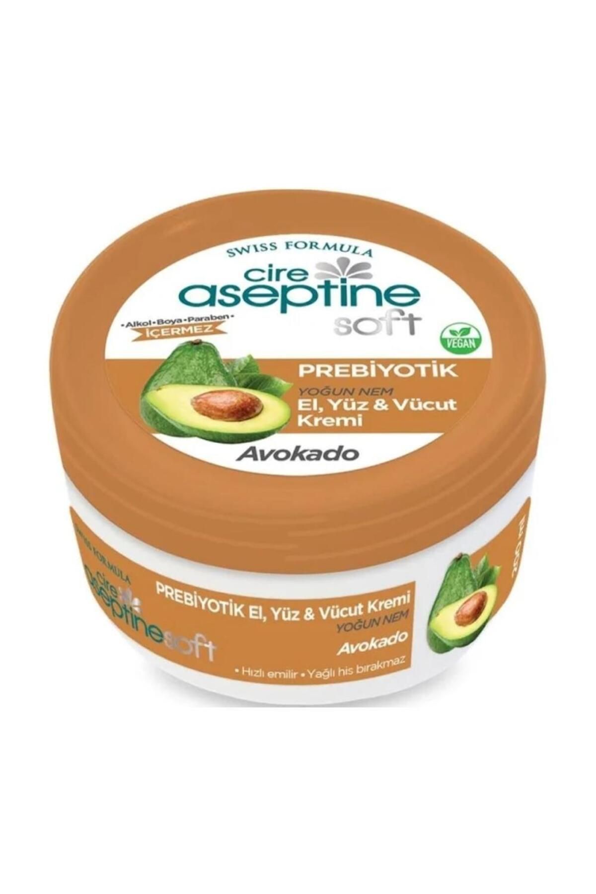 Cire Aseptine Soft Prebiyotik Avokado Krem 200 ml
