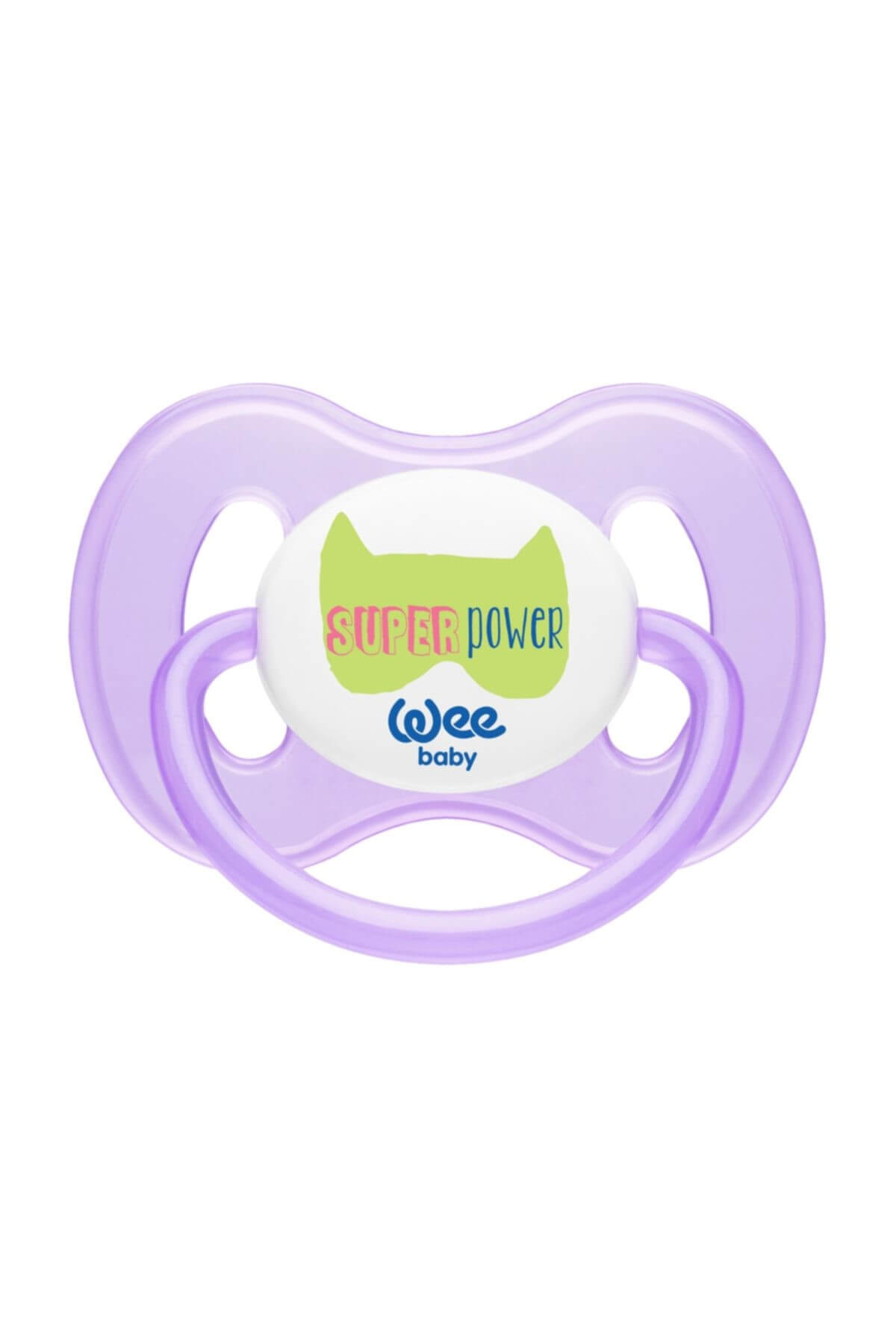 Wee Baby Damaklı Kelebek Emzik No: 2 6-18 Ay Mor