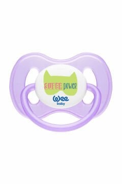 Wee Baby Damaklı Kelebek Emzik No: 2 6-18 Ay Mor