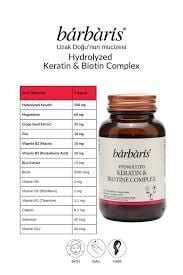 Barbaris Keratin Biotine Complex 60 Kapsül