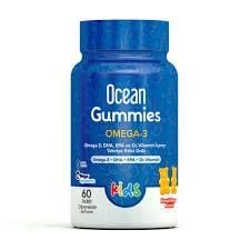 Ocean Gummies Omega 3 60 Adet Çiğnenebilir Jel Form