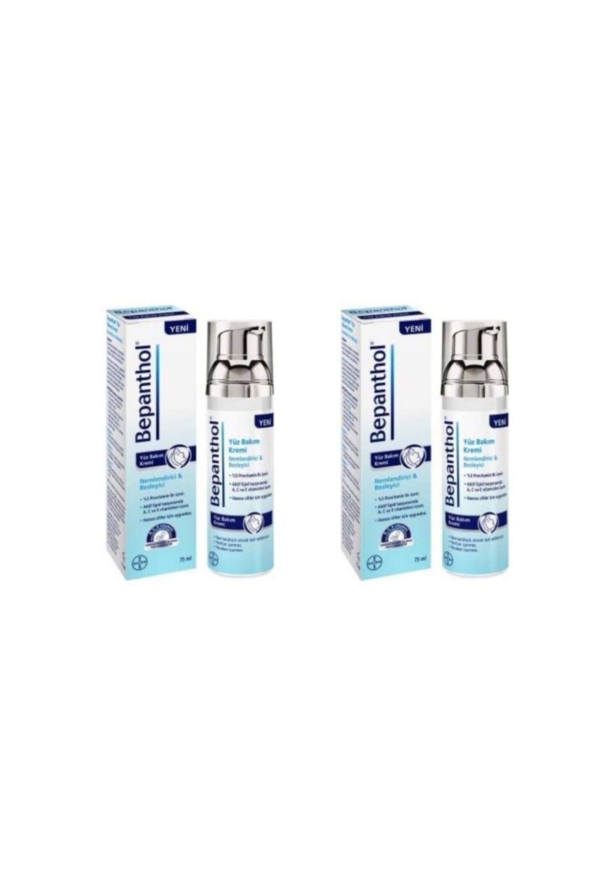 Bepanthol Nemlendirici Besleyici Yüz Bakım Kremi 75 Ml 2 Kutu