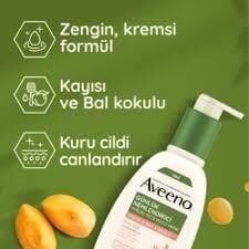 Aveeno Daily Günlük Nemlendirici Vücut Losyonu Kayısı ve Bal Kokulu 300 ml