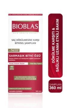 Bioblas Saç Dökülmesine Karşı Sağlıklı Uzama Etkili Şampuan 360 ml