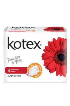 Kotex Ultra Normal Pamuksu Yüzey 8'li