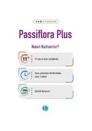 Tabvitamins Passiflora Plus 30 Tablet