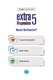 Tabvitamins Extra5 Magnesium 60 Kapsül
