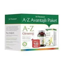 Dr. Thomson A-Z Ginseng 30 Tablet 2'li - Avantajlı Paket