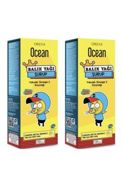 Ocean Omega 3 Karışık Meyveli Balık Yağı Şurubu Kral Şakir 150 ml 2 Kutu