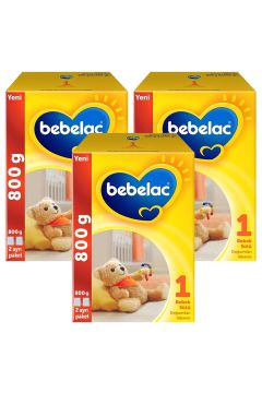 Bebelac 1 Numara 800 Gram 3 Kutu SKT:3/2025