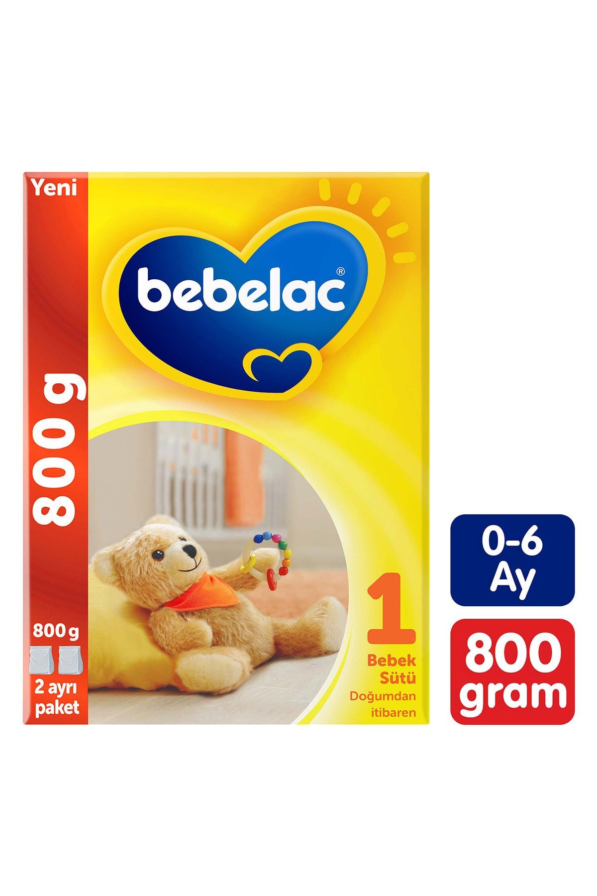 Bebelac 1 Numara 800 Gram SKT:3/2025