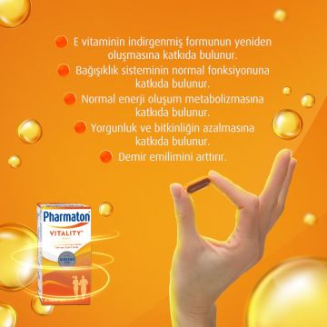 Pharmaton Vitality 30 Tablet Avantajlı 2'li Paket