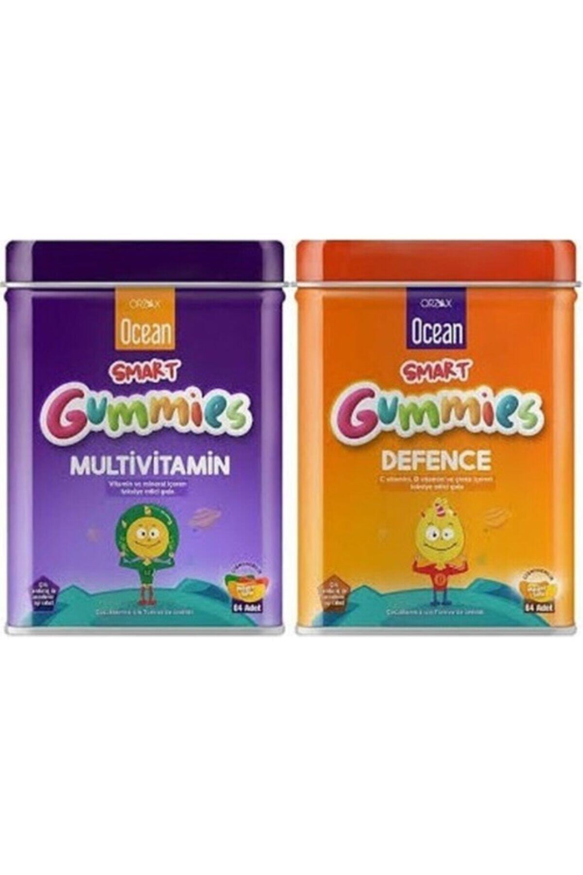 Ocean Smart Gummies Multivitamin 60'lı + Ocean Smart Gummies Defence 64'lü