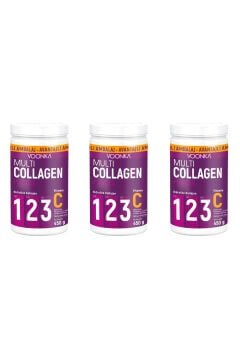 Voonka Multi Collagen Powder 450 Gr 3 Kutu SKT:08/2025